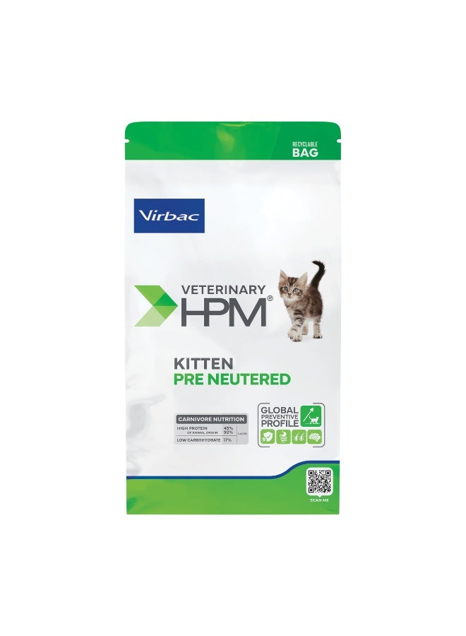 VIRBAC HPM KITTEN Pre Neutered Cat 1.5 kg - Image 1